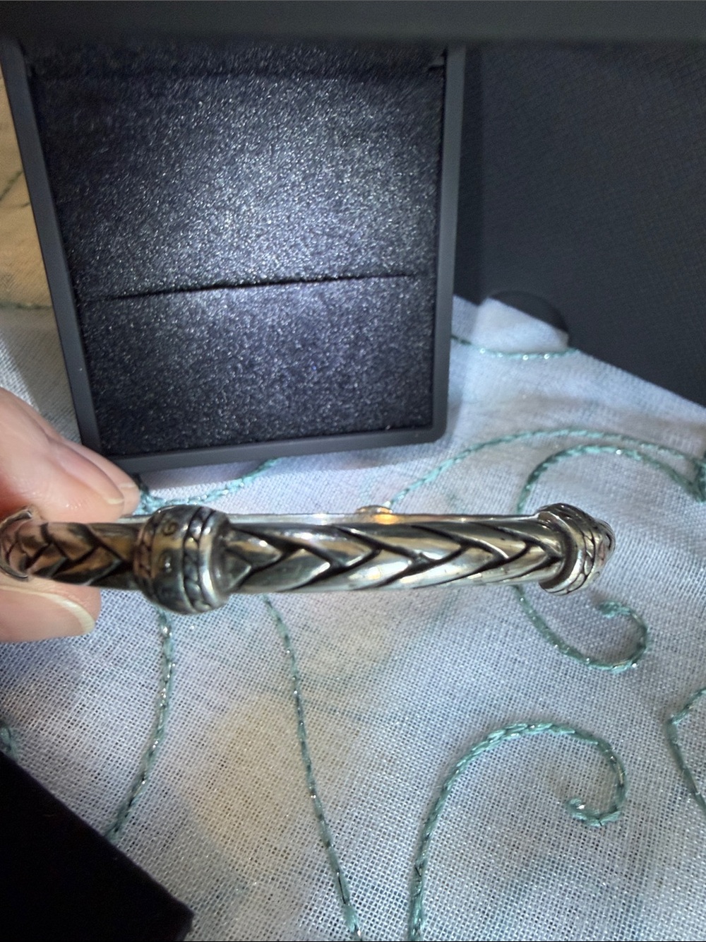 Bracelet on cloth